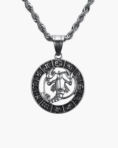 Zodiac Sign Necklace - Silver