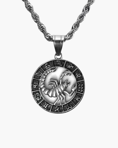 Zodiac Sign Necklace - Silver